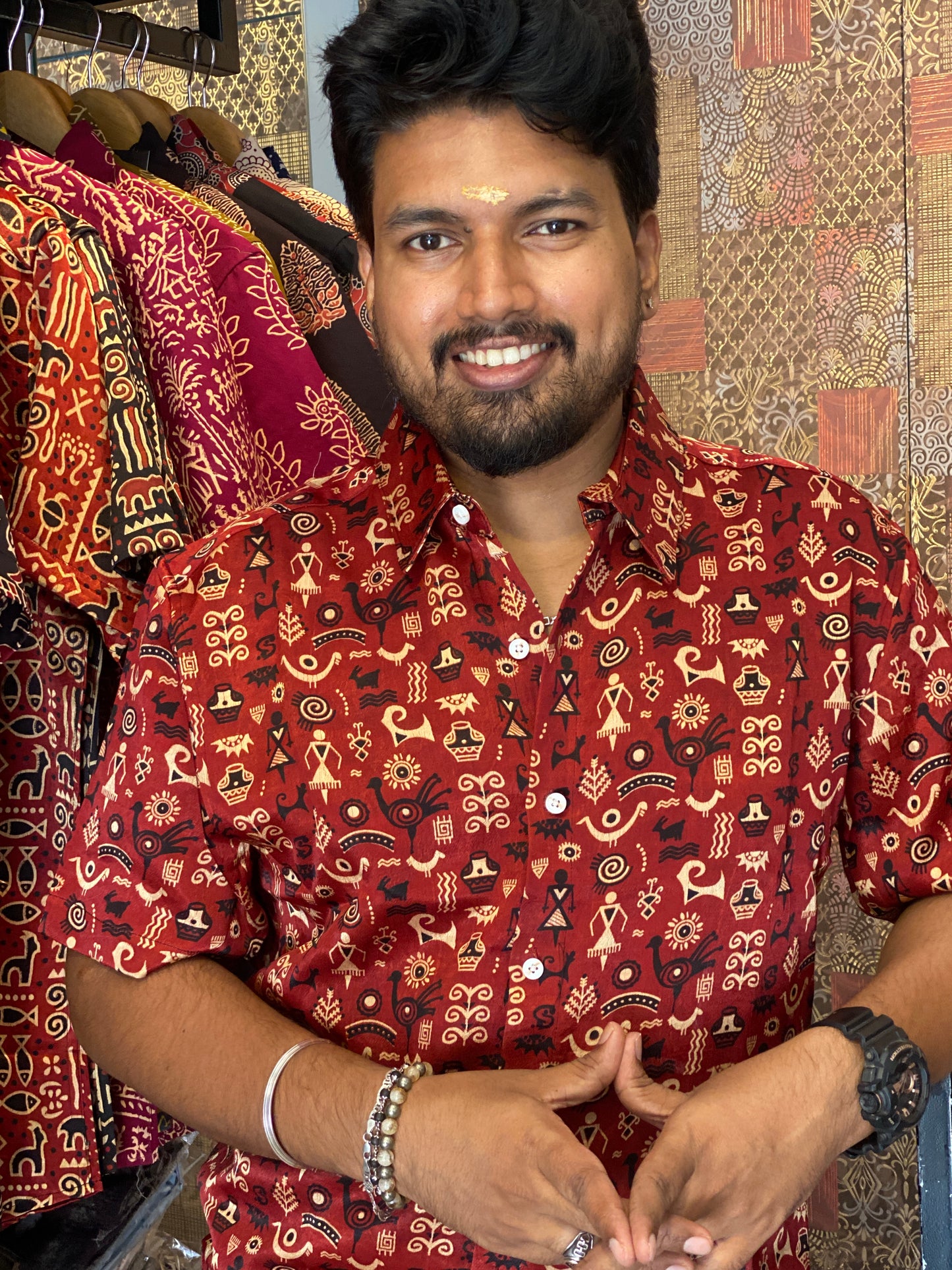 Mashru Silk Shirt