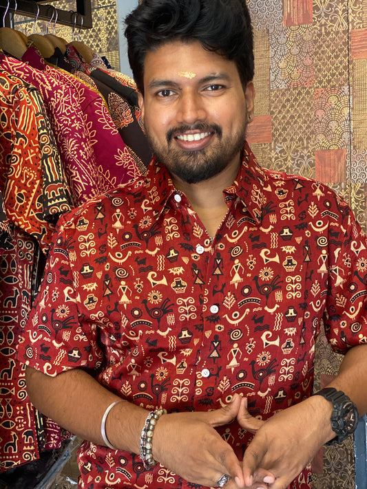 Mashru Silk Shirt