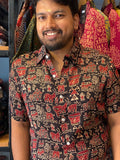 Gramakatha - Black Modal Silk Shirt