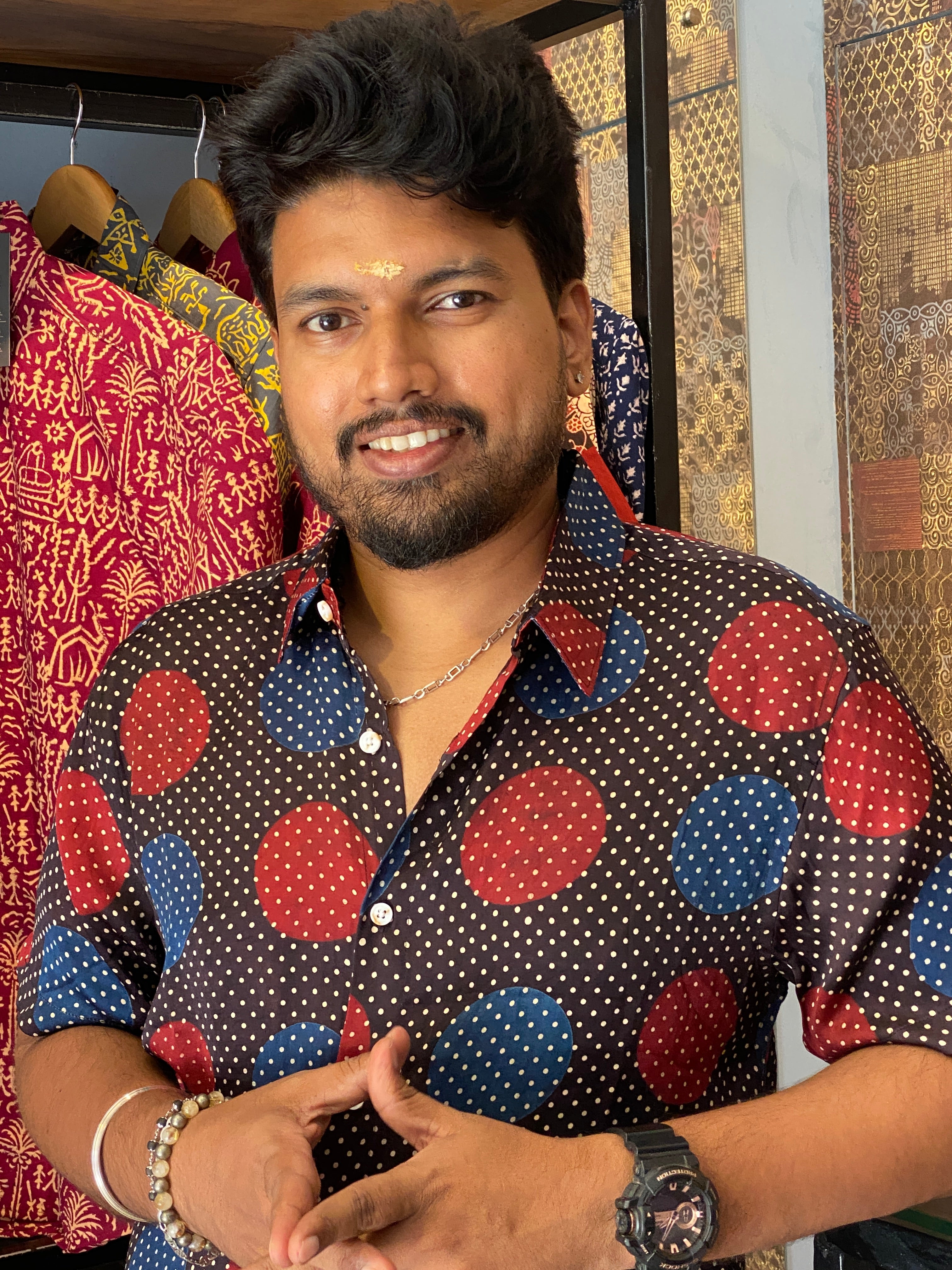 Chakrika - Black Modal Silk Shirt