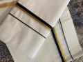 Golden Kasavu Set Mundu with Black Kara (2.8 Mtrs)