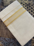 Hiranya H002 – Golden Kasavu Dhoti