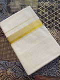 Hiranya H003 – Golden Kasavu Dhoti