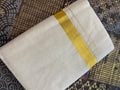 Hiranya H008 – Golden Kasavu Dhoti