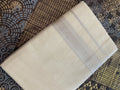 Rajatha R001 - Silver Zari Border Dhoti