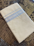 Rajatha R004 - Silver Zari Border Dhoti