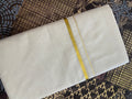 Hiranya H011 – Golden Kasavu Dhoti