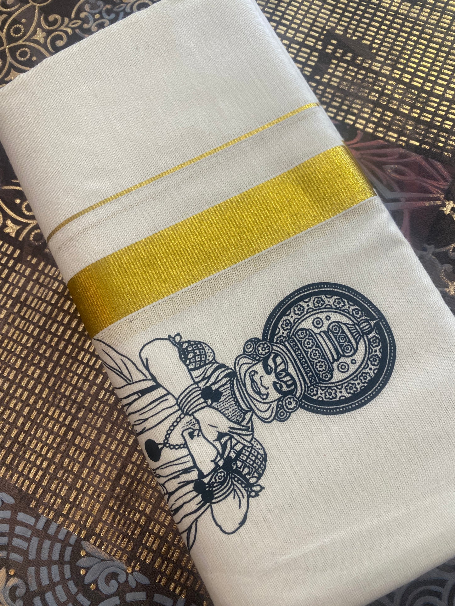 Hiranya K001 – Kathakali Heritage Edition Dhoti