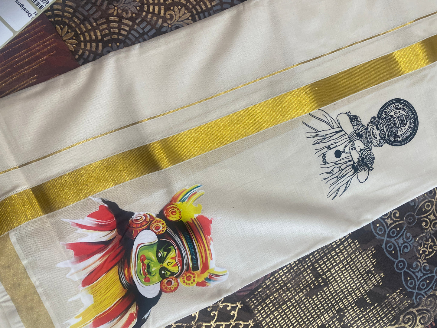 Hiranya K001 – Kathakali Heritage Edition Dhoti