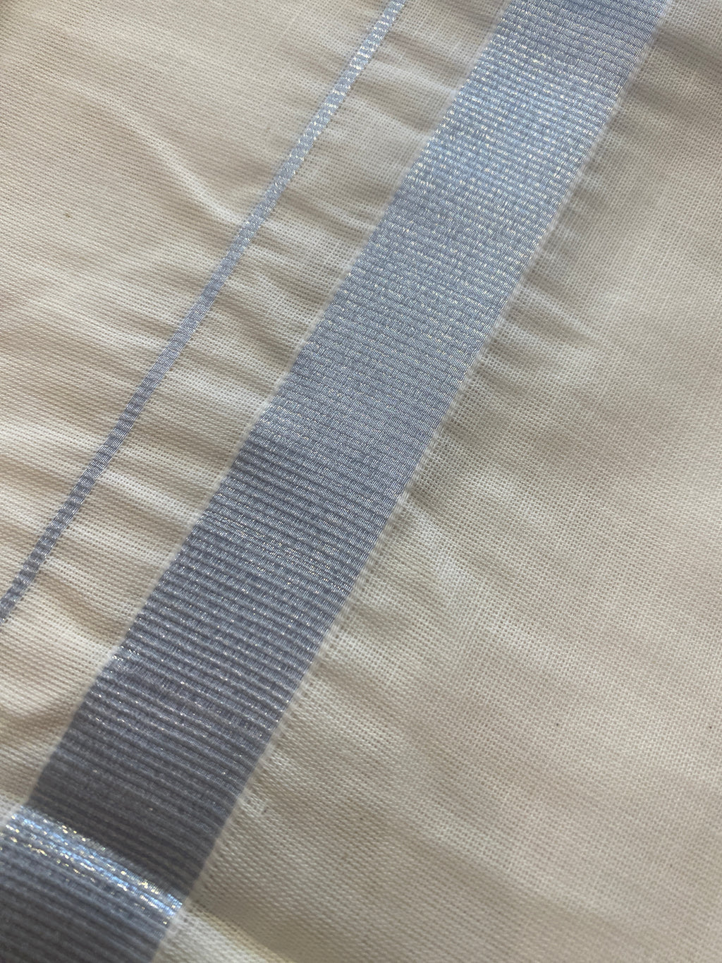 Rajatha R007 - Silver Zari Border Dhoti
