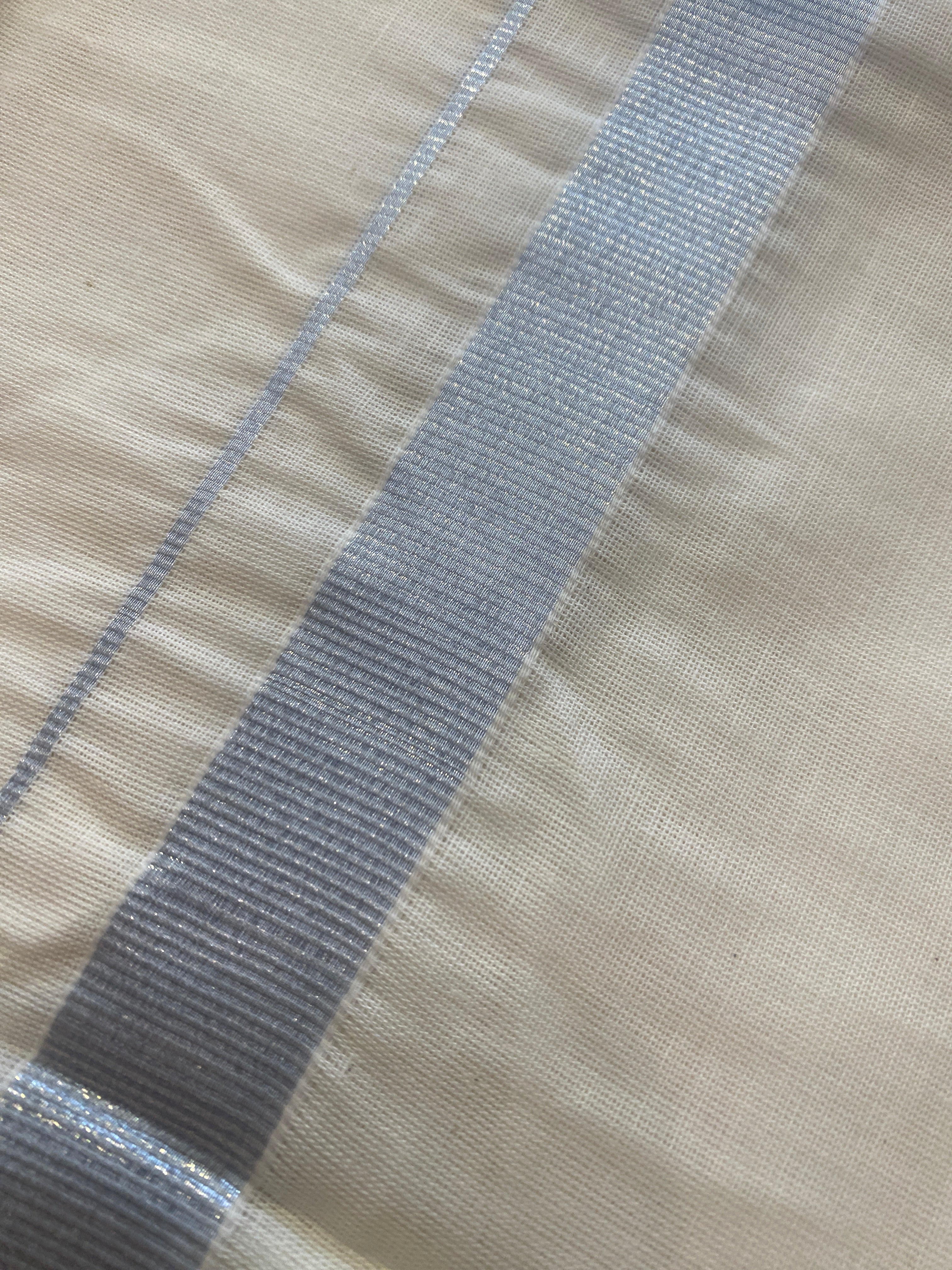 Rajatha R007 - Silver Zari Border Dhoti