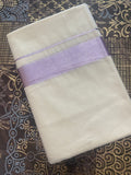 Aruna A002 – Rose Gold Zari Border Dhoti