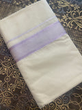 Aruna A004 – Rose Gold Zari Border Dhoti