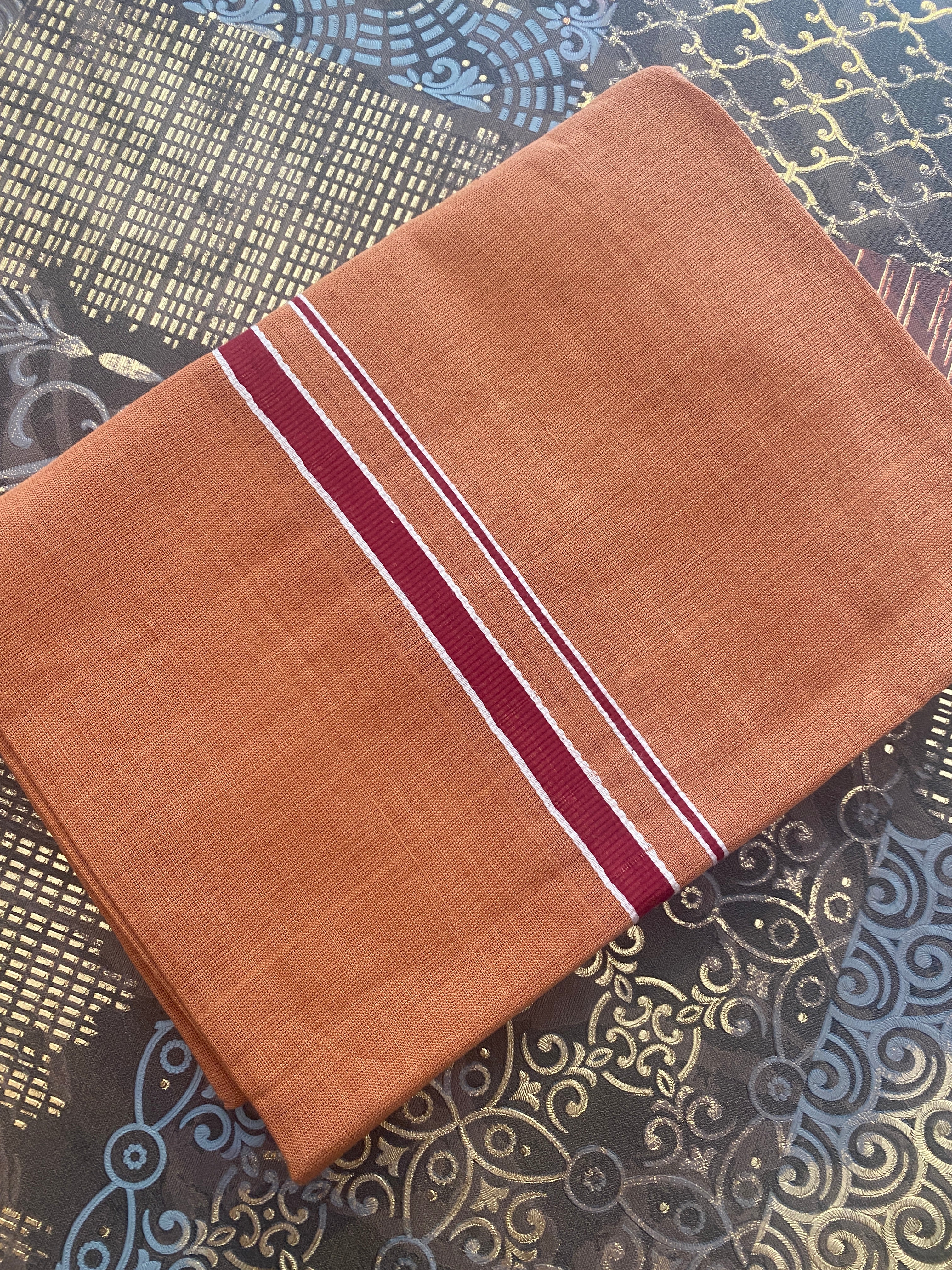 Handloom Kaavi Dhoti