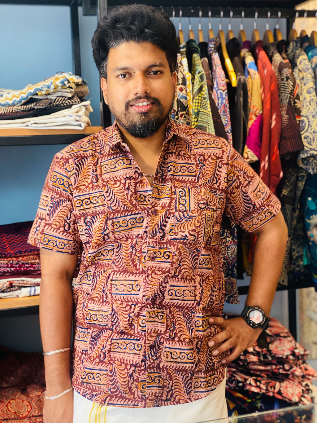 Mrida - Kalamkari Premium Cotton Shirt